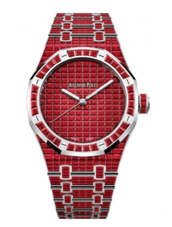 (image for) Replica Audemars Piguet Royal Oak Self-Winding 41 Ruby Watch 15514BC.RR.1284BC.01