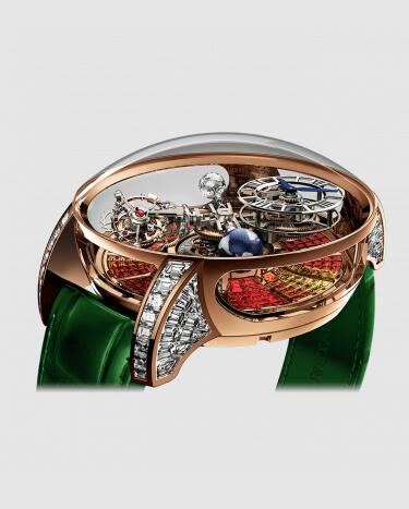 Replica Jacob and Co Astronomia Tourbillon Multi-color Sapphires Watch AT800.40.BD.UB.B (image for) Replica Jacob and Co Astronomia Tourbillon Multi-color Sapphires Watch AT800.40.BD.UB.B