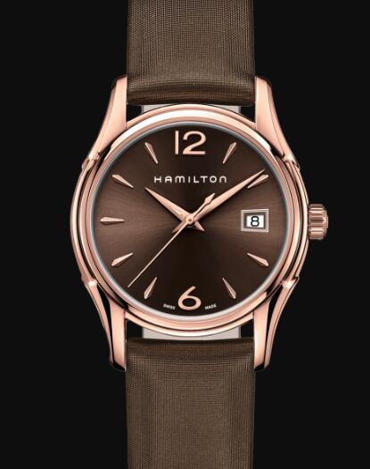 (image for) Hamilton Jazzmaster Quartz Watch Lady Brown Dial Replica Watch H32341975