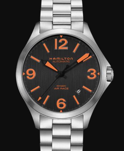 (image for) Hamilton Khaki Aviation Air Race Auto Automatic Watch Black Dial Review Replica Cheap Price H76235131
